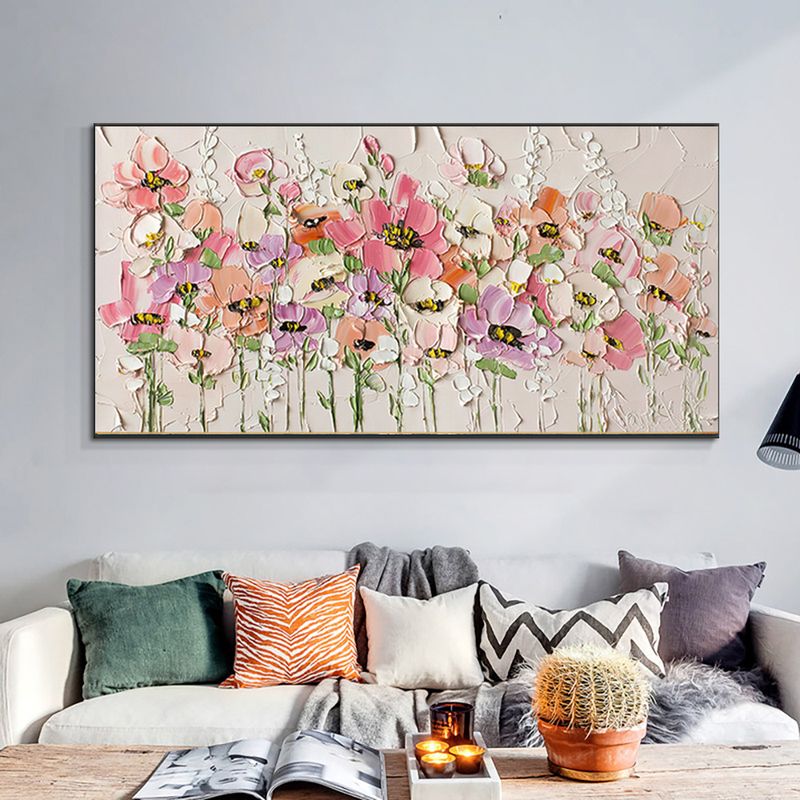 Modern Flowers Painting By Numbers On Canvas